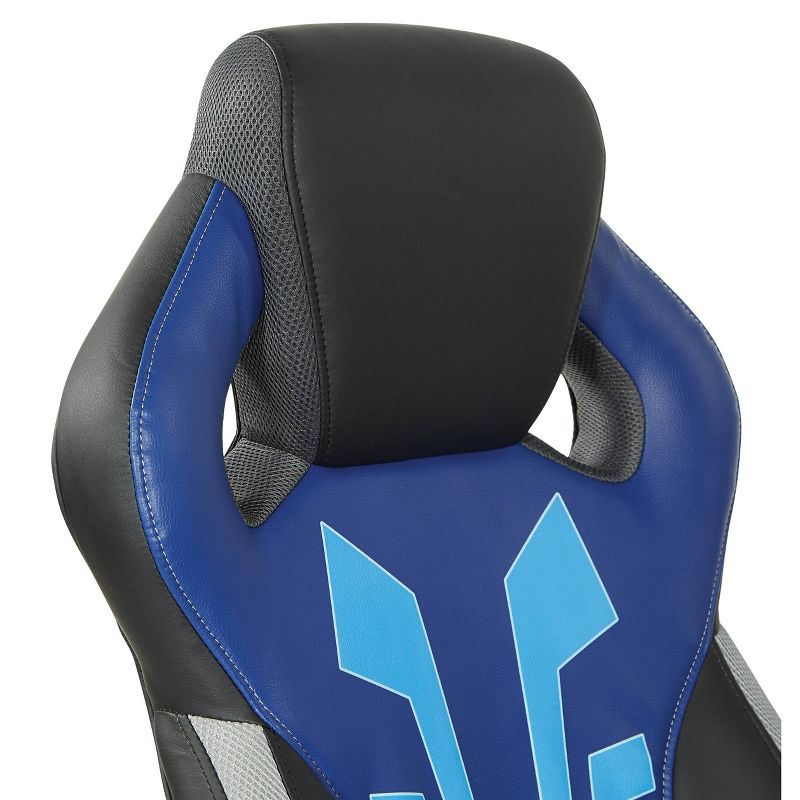 Ice Knight Gaming Chair Blue - OSP Home Furnishings