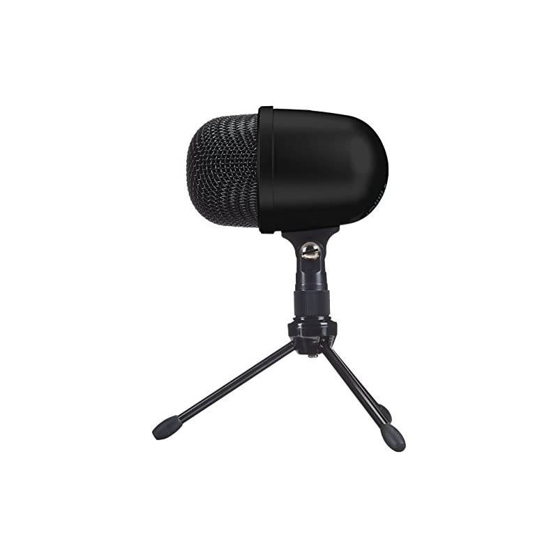 Basics Desktop Mini Condenser Microphone With Tripod Black