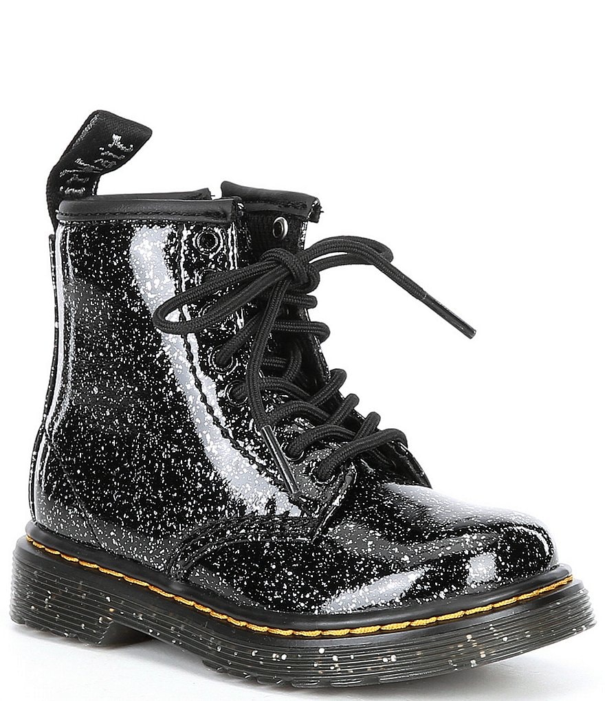 Dr. Martens Girl's 1460 Side-Zip Glitter Boots (Infant)