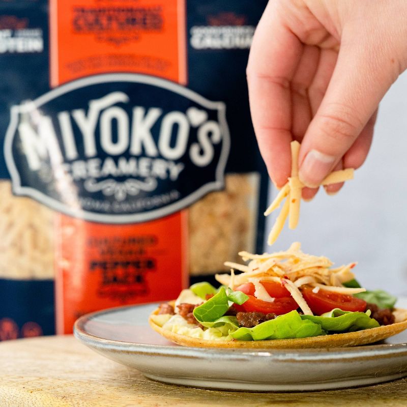 Miyoko's Cultured Vegan Pepper Jack Shreds - 8oz
