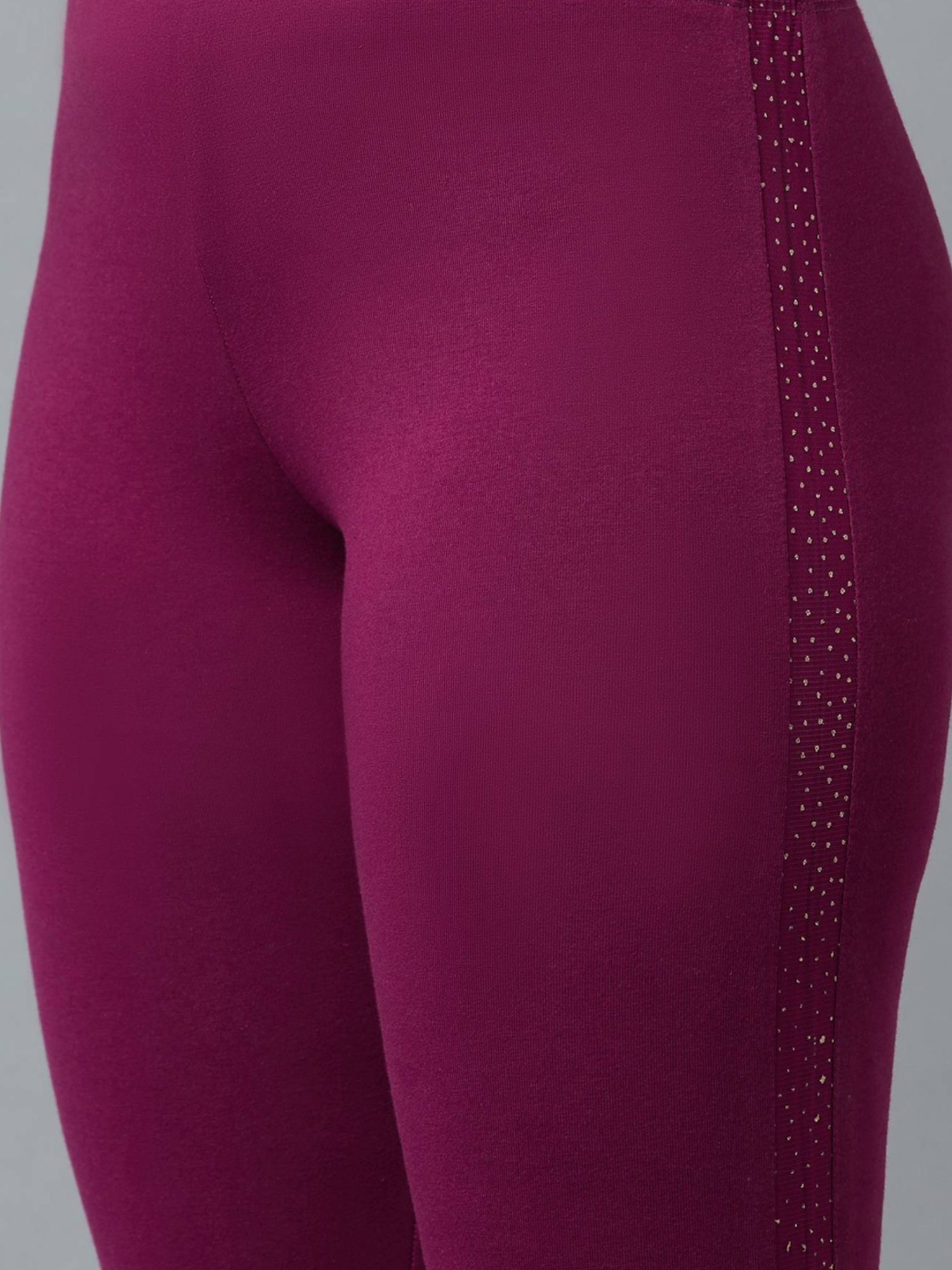Elleven from Aurelia Purple Cotton Leggings