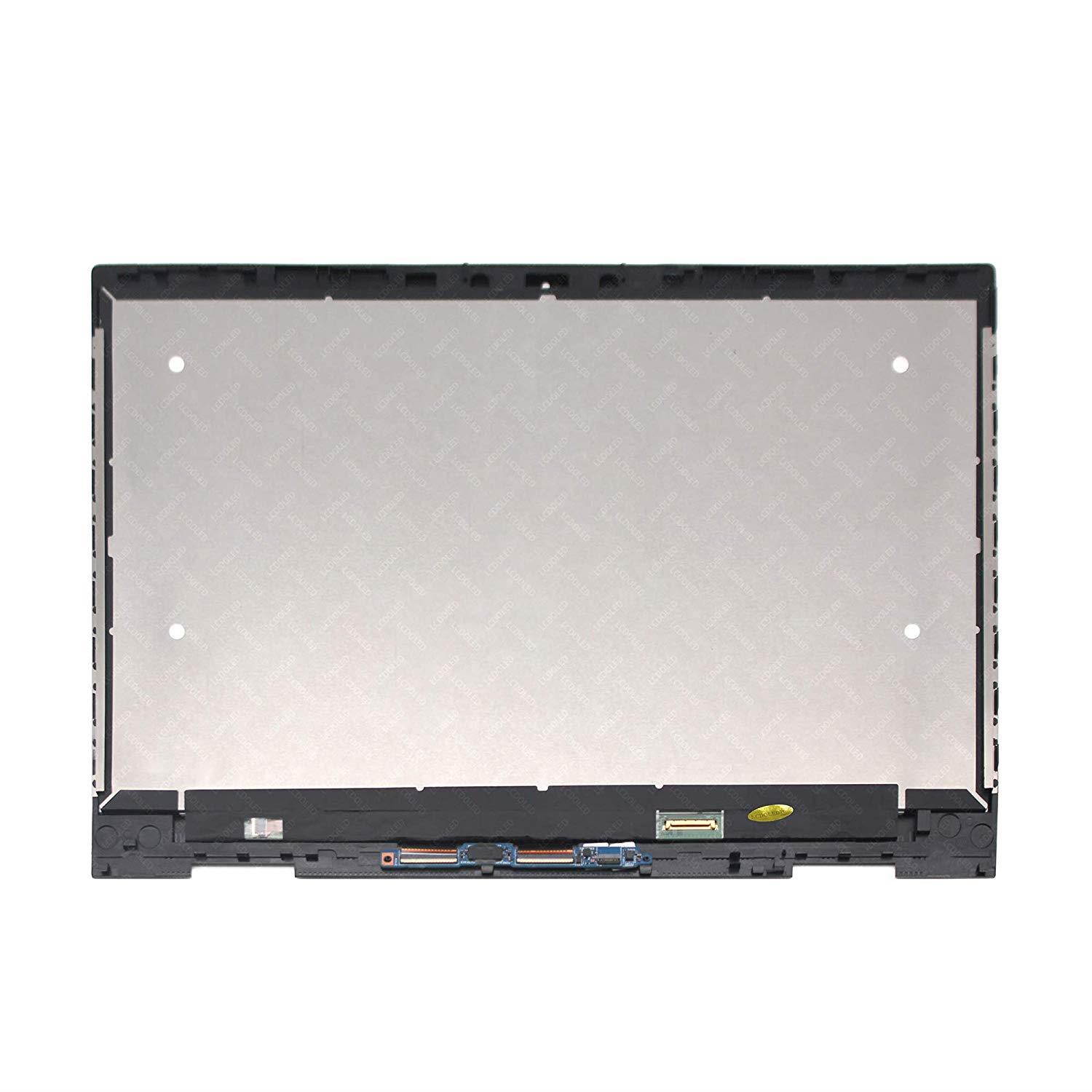 Replacement 15.6 inches FullHD 1080P IPS LED LCD Display Touch Screen Digitizer Assembly Black-Gold Bezel with Controller Board for HP Envy x360 15-cn1002nk 15-cn1002nx 15-cn1002ur 15-cn1003nc