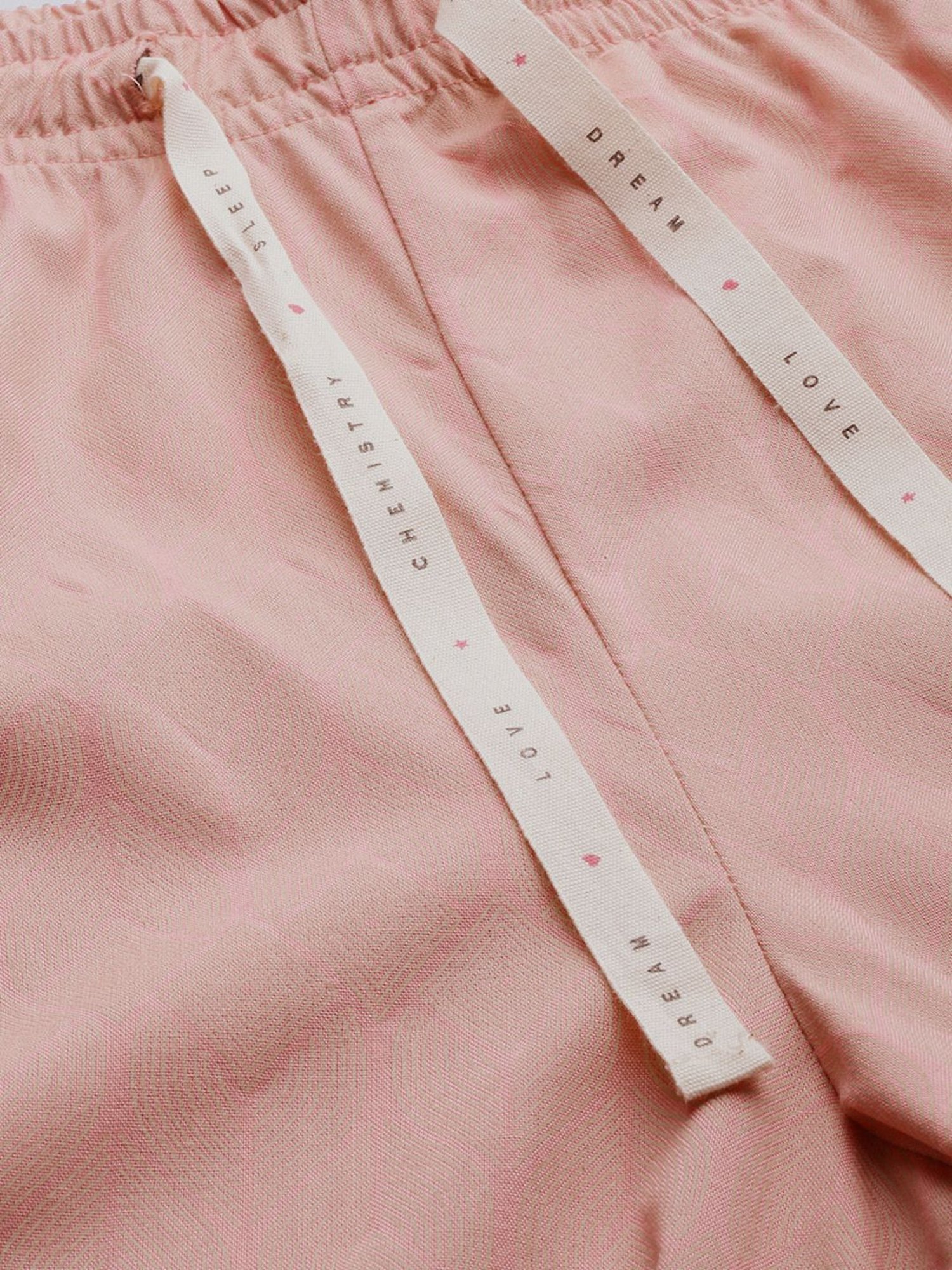Chemistry Peach Cotton Printed Pyjamas