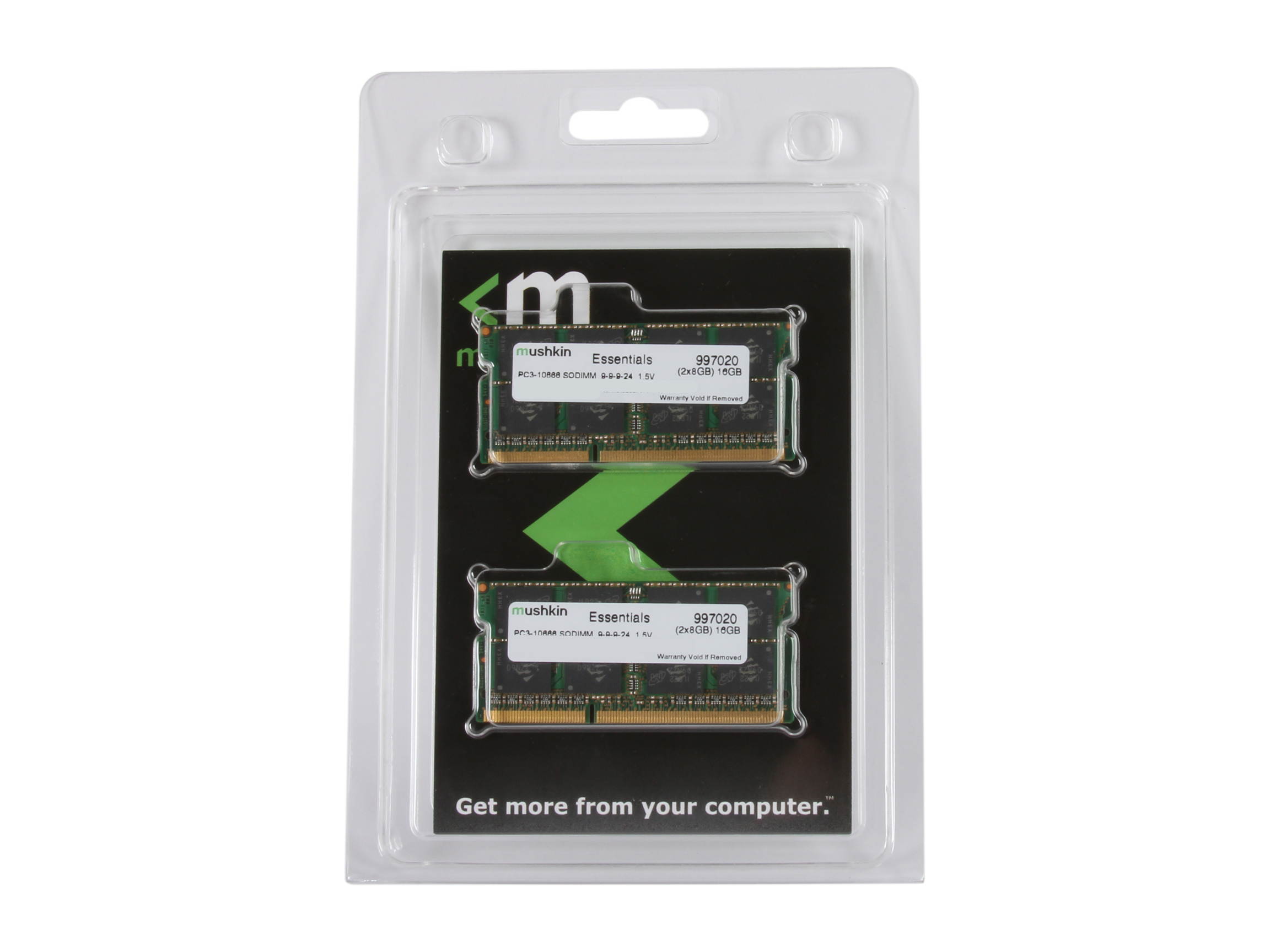 Mushkin Enhanced Essentials 8GB 204-Pin DDR3 SO-DIMM DDR3 1333 (PC3 10666) Laptop Memory Model 992020
