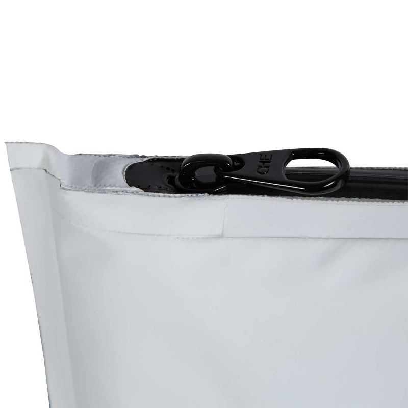 Elkton Outdoors ELK-FCB-40 40-Inch Insulated Large Portable Fish Cooler Kill Bag with 4 Handles, Removable Shoulder Strap, White