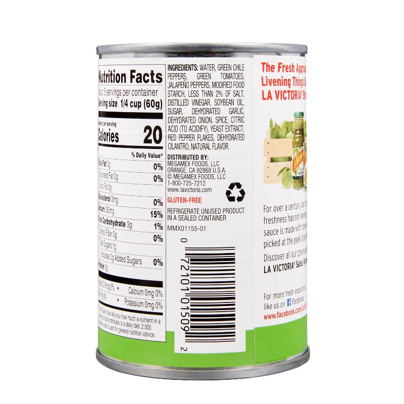 La Victoria Green Chile/ Chile Verde Enchilada Sauce 10oz