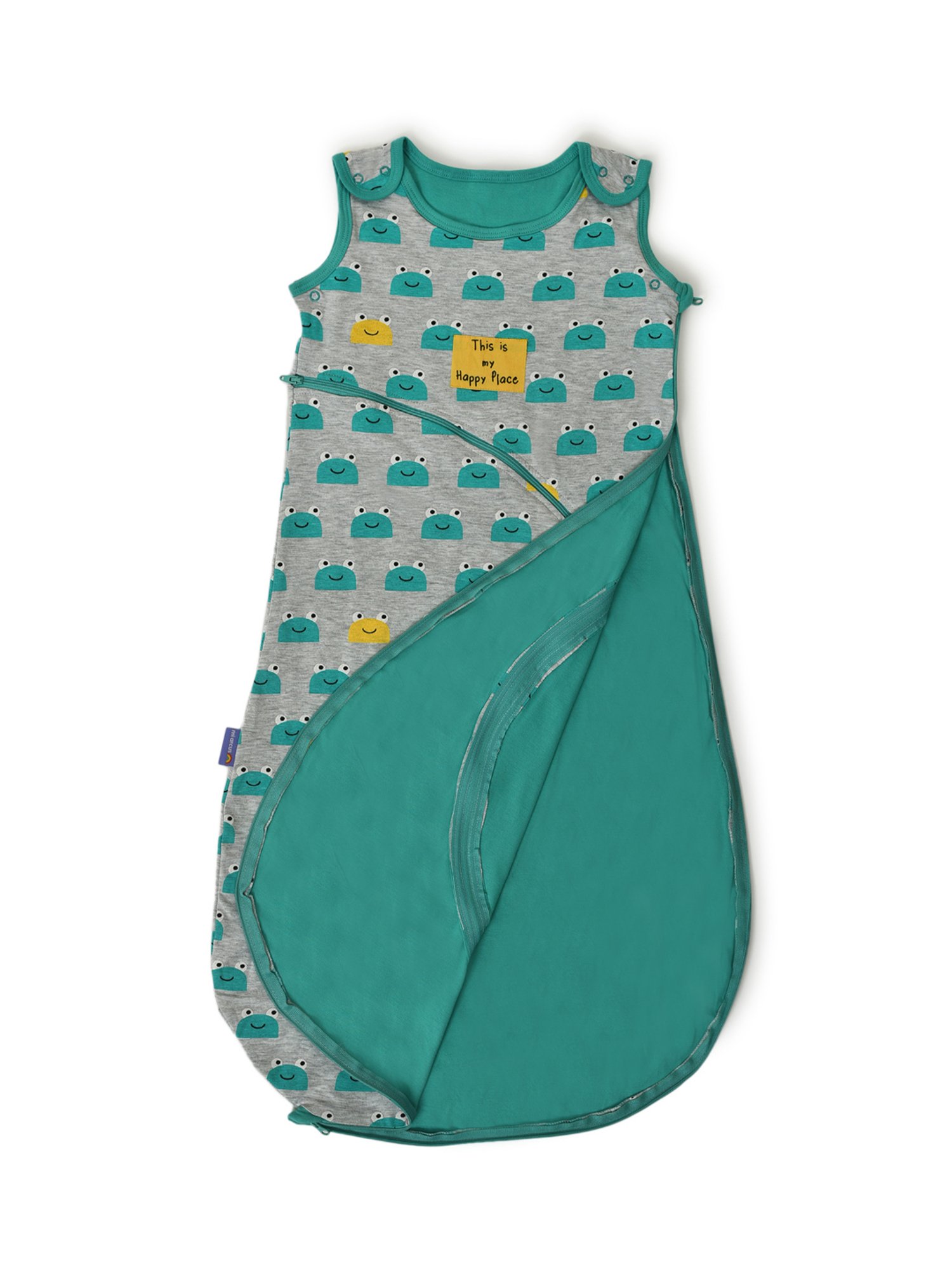 MiArcus Playful Printed Green Cotton Sleeping Bag
