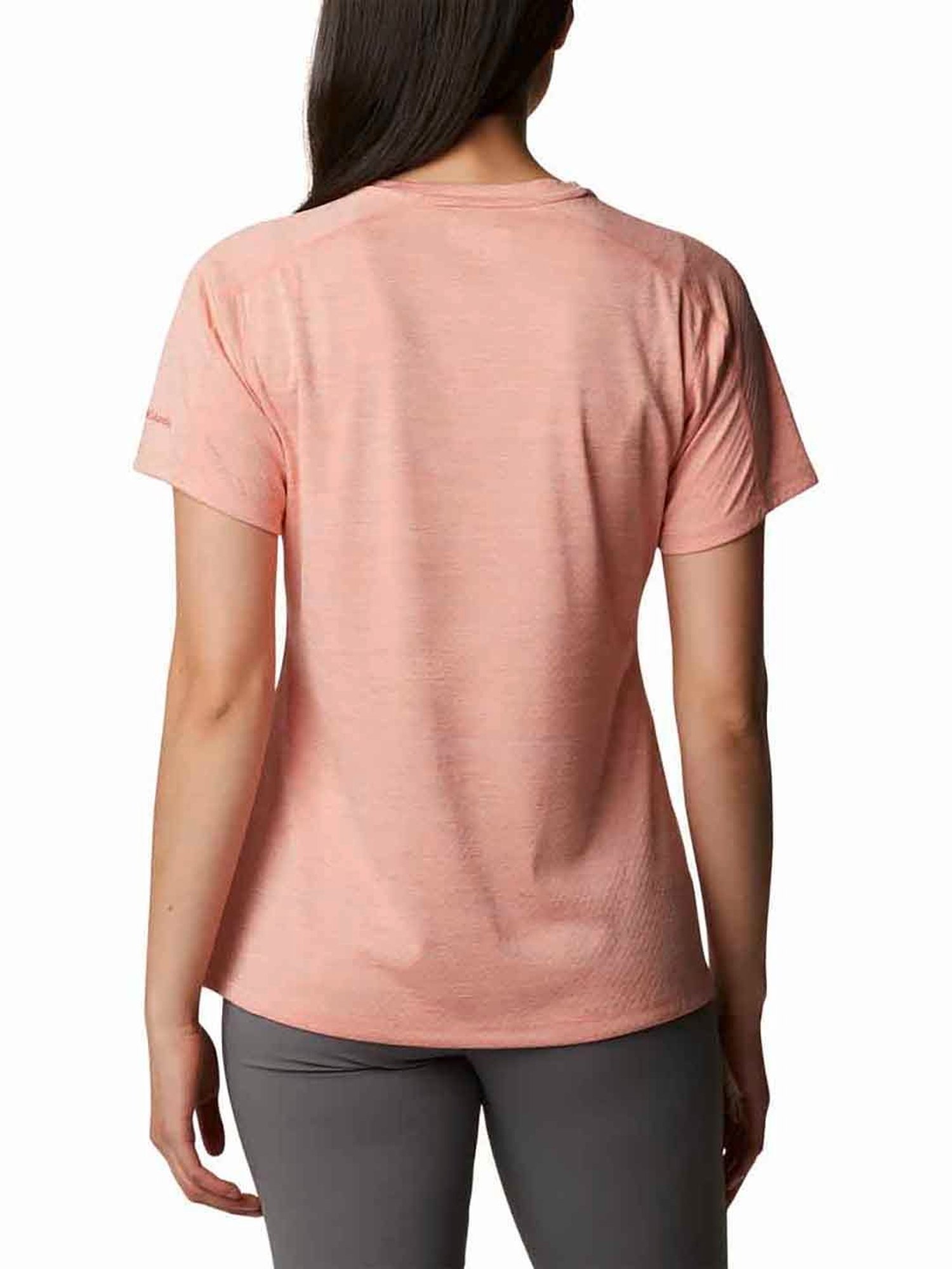 Columbia Peach Logo Printed W Zero Rules Crew T-Shirt