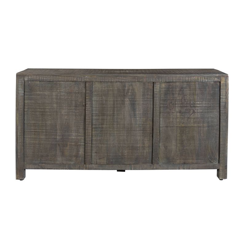 Woodland 7 Drawer and 4 Door Credenza Brown - Treasure Trove Accents