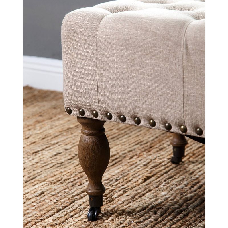 Juneau Demilune Accent Bench Brown - Treasure Trove Accents