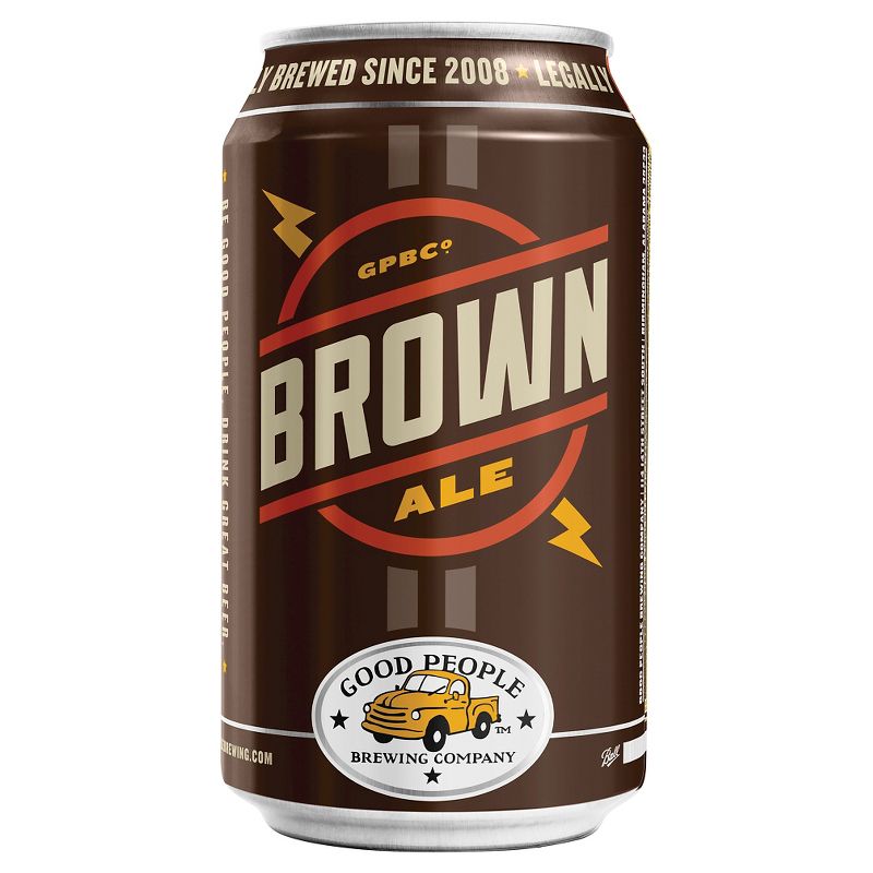Good People Brown Ale Beer - 6pk/12 fl oz Cans