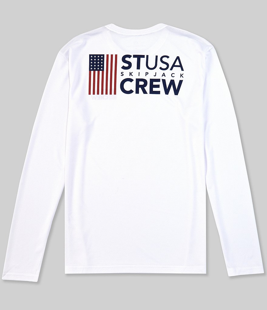 Southern Tide STUSA Performance Long-Sleeve Tee