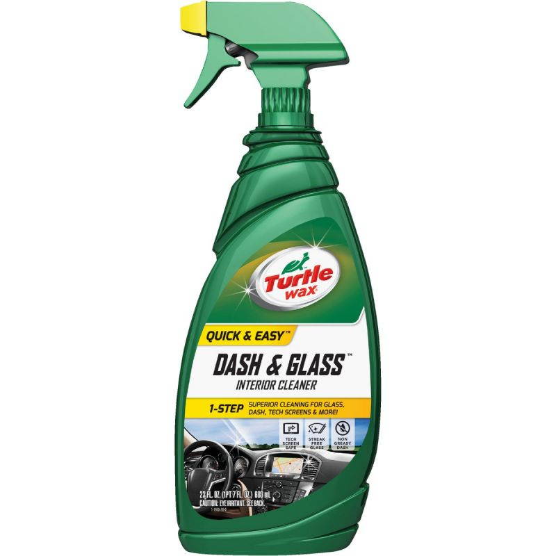 TURTLE WAX T930 Dash and Glass Cleaner,23 oz.,Clear