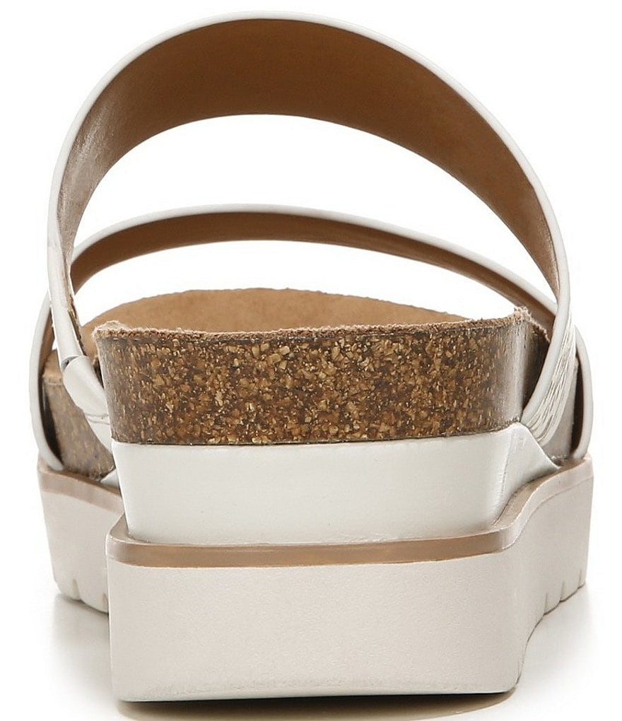 Zodiac Kaia Printed Leather Flatform Slides