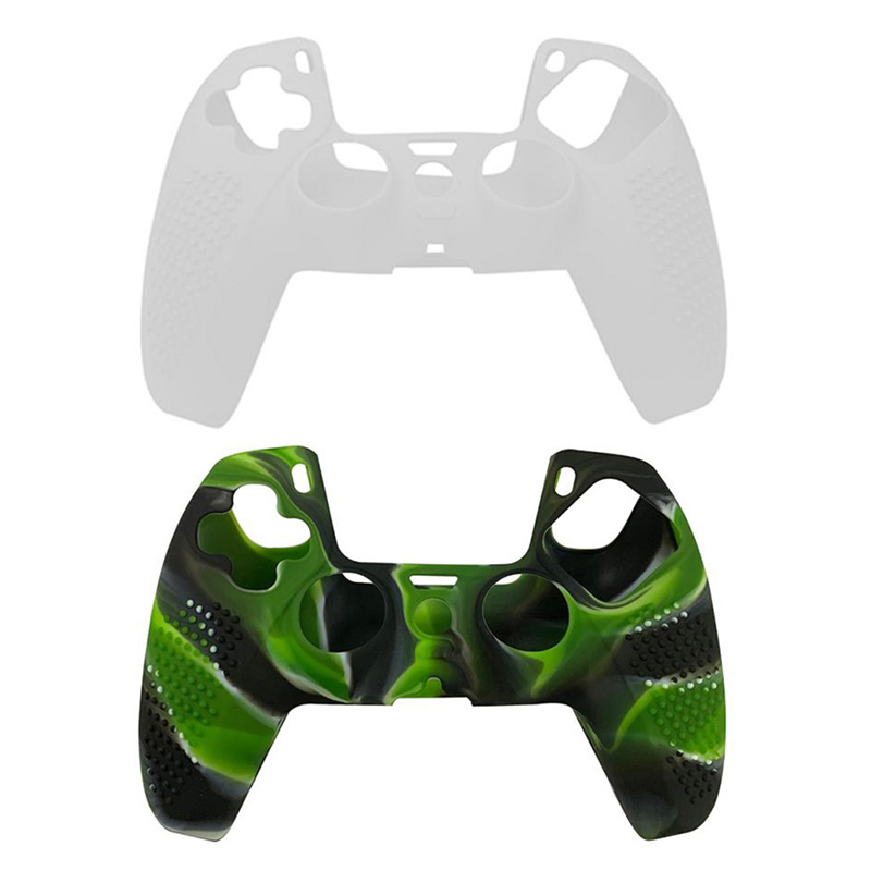 For PS5 Gamepad Silicone Protective Cover For SONY Playstation 5 Wireless Controller Protection Case With Non-slip Particles