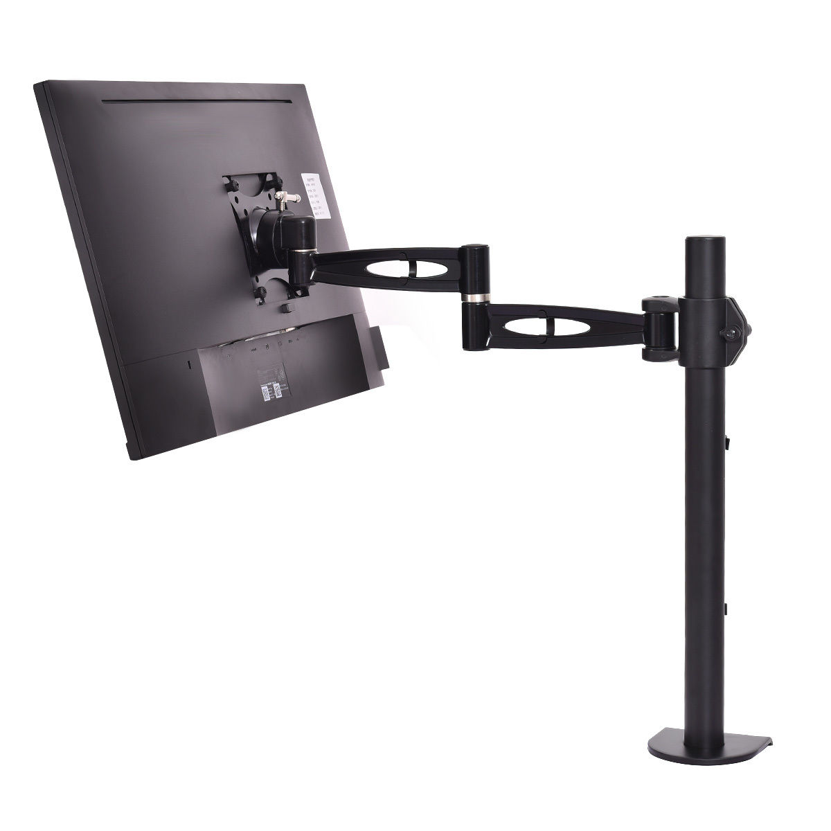 Adjustable Computer Monitor Desk Mount Stand for Single LCD Flat Screen Monitor