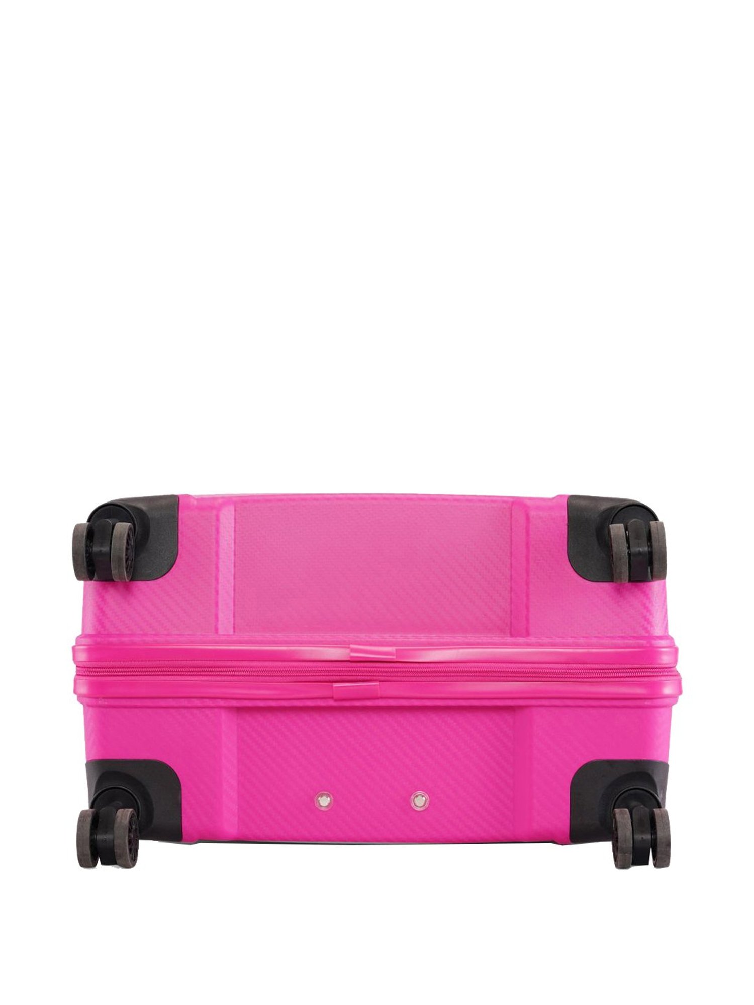 Swiss Brand Matterhorn Pink Textured Hard Large Trolley Bag - 29 cm