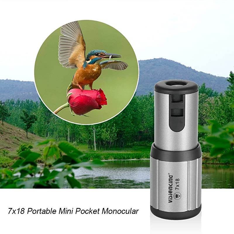 Mini Compact Monocular Telescope High Definition Pocket Scope High Definition UltraLight 18 Monocular