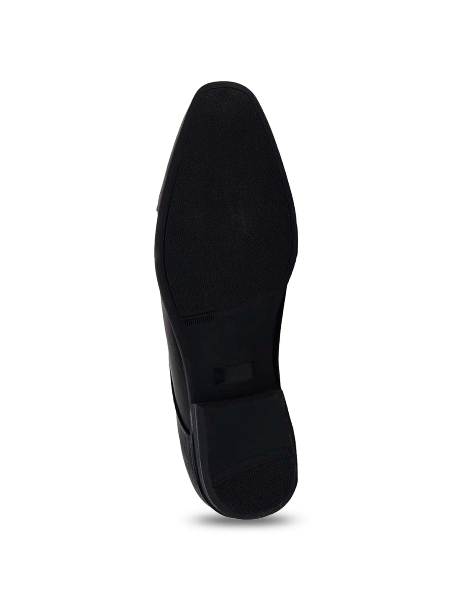 Ezok Men's Black Derby Shoes