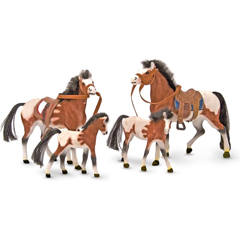 Melissa & Doug Horse Family With 4 Collectible Horses