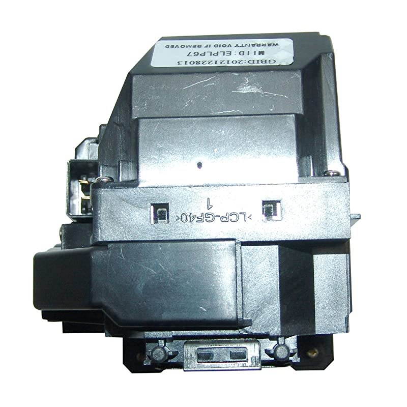Economy Front Projection Replacement Lamp, for Epson ELPLP67/ V13H010L67 Lamp with Housing