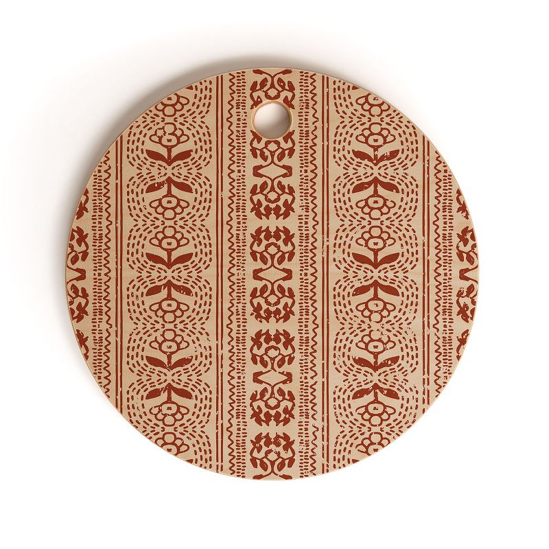 Picnic at Ascot Bamboo Butcher Block  13" x 13"