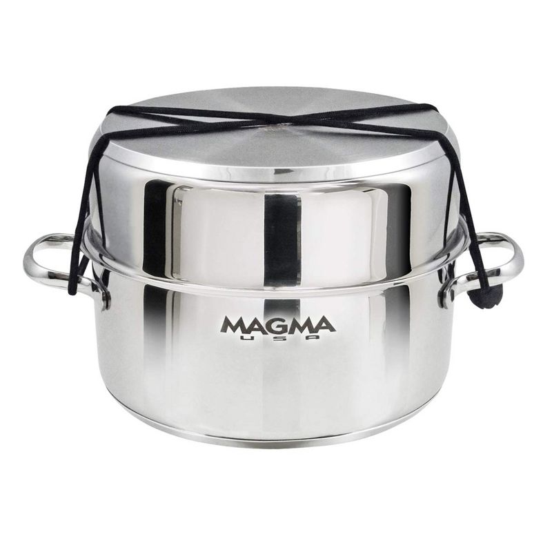 Magma Products 7 Piece Nested Stainless Steel Non Stick Oven Safe Cookware Set