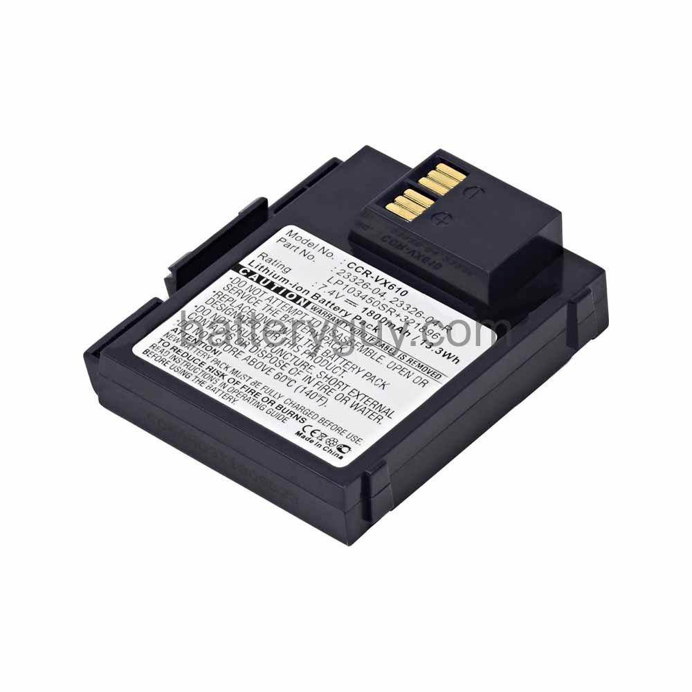 Credit Card Reader CCR-VX610 Lithium, Lithium Ion (ICR/CGR/LIR) V: 7.4 Battery