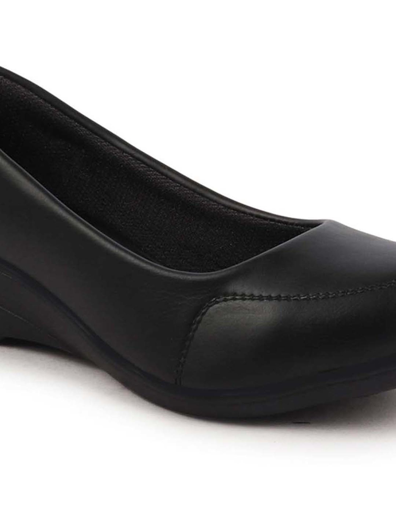 Fausto Women's Black Wedge Ballets