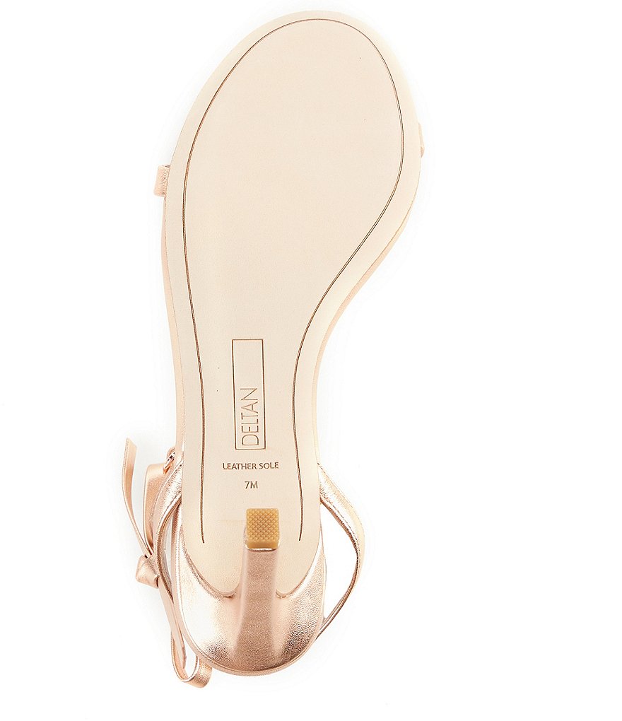 Deltan Miranda Ankle Bow Detail Dress Sandals