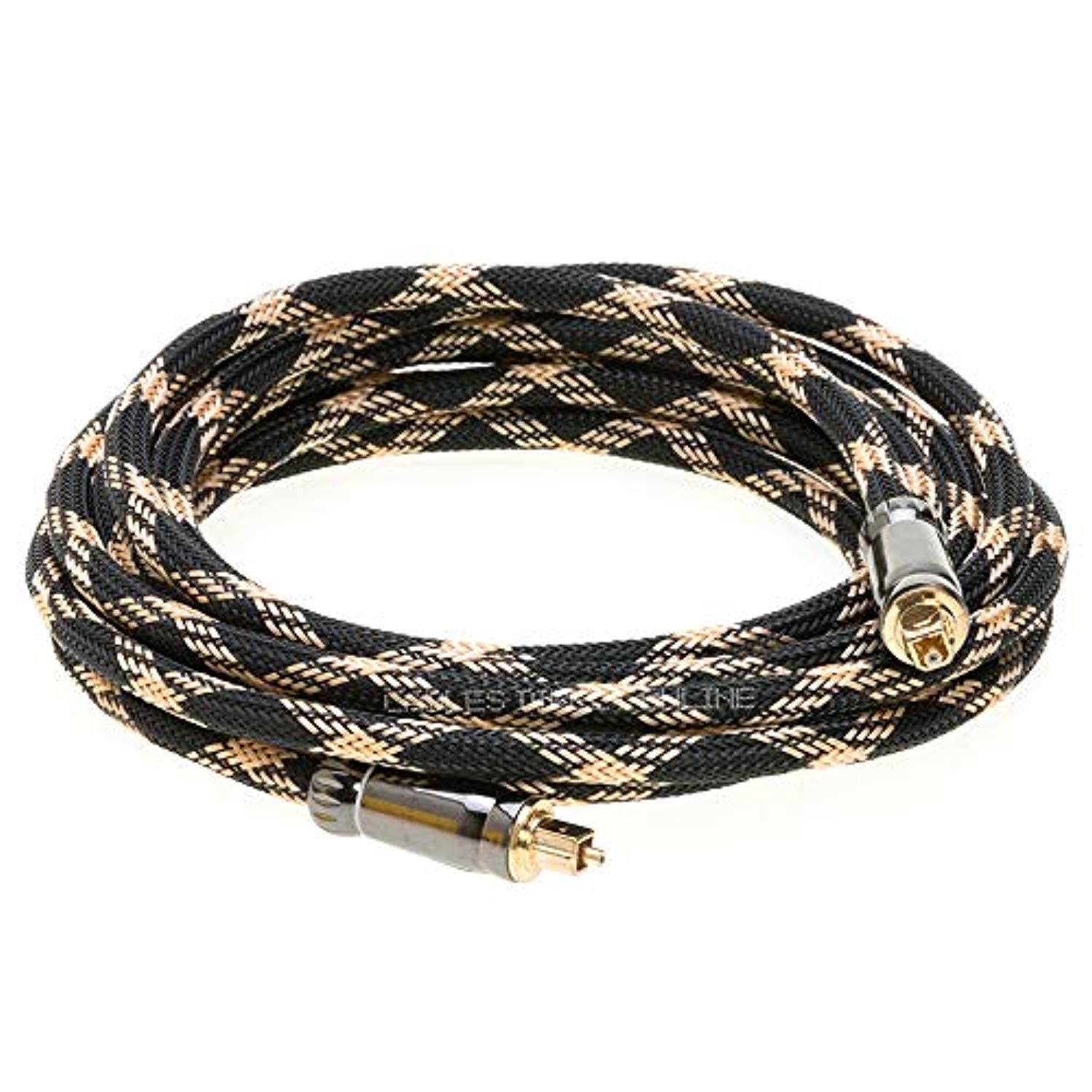 12ft Premium Toslink Digital Optical Audio Cable (S/PDIF)