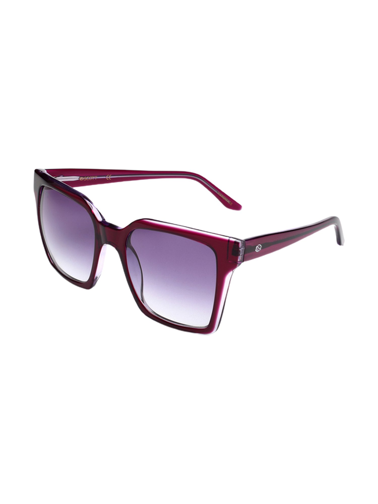 Scott Light Violet Square Sunglasses for Women