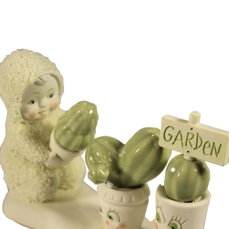 Dept 56 Snowbabies 3.0" Cactus Garden Succulents Pots  -  Decorative Figurines