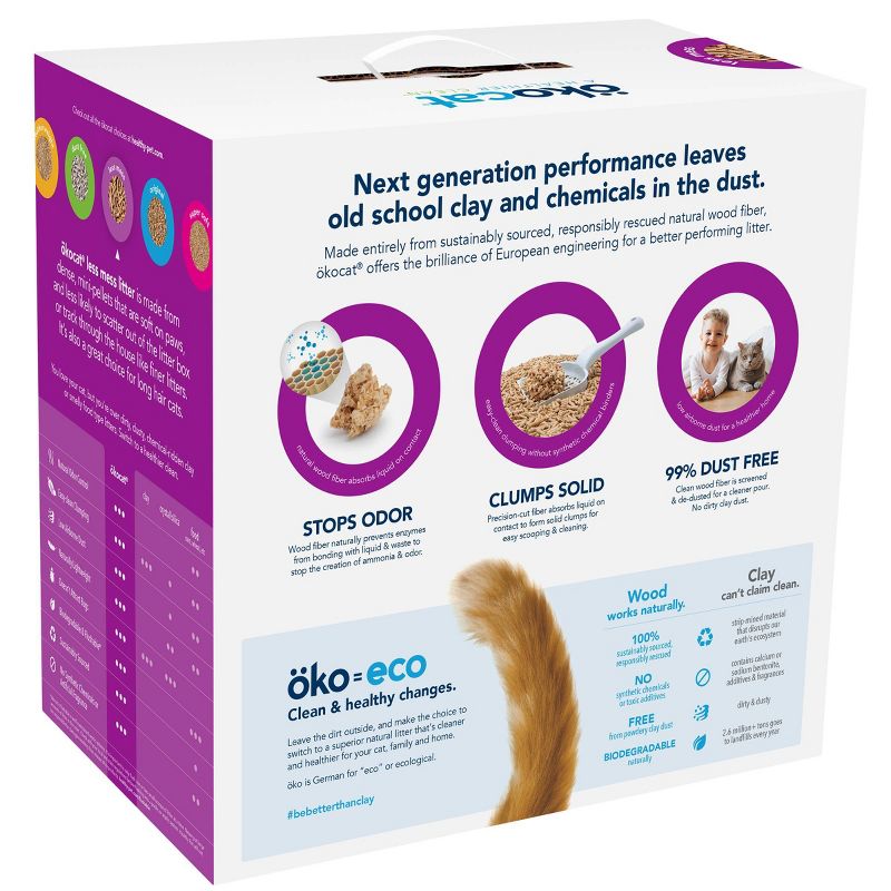 okocat Less Mess Clumping Low Tracking Litter