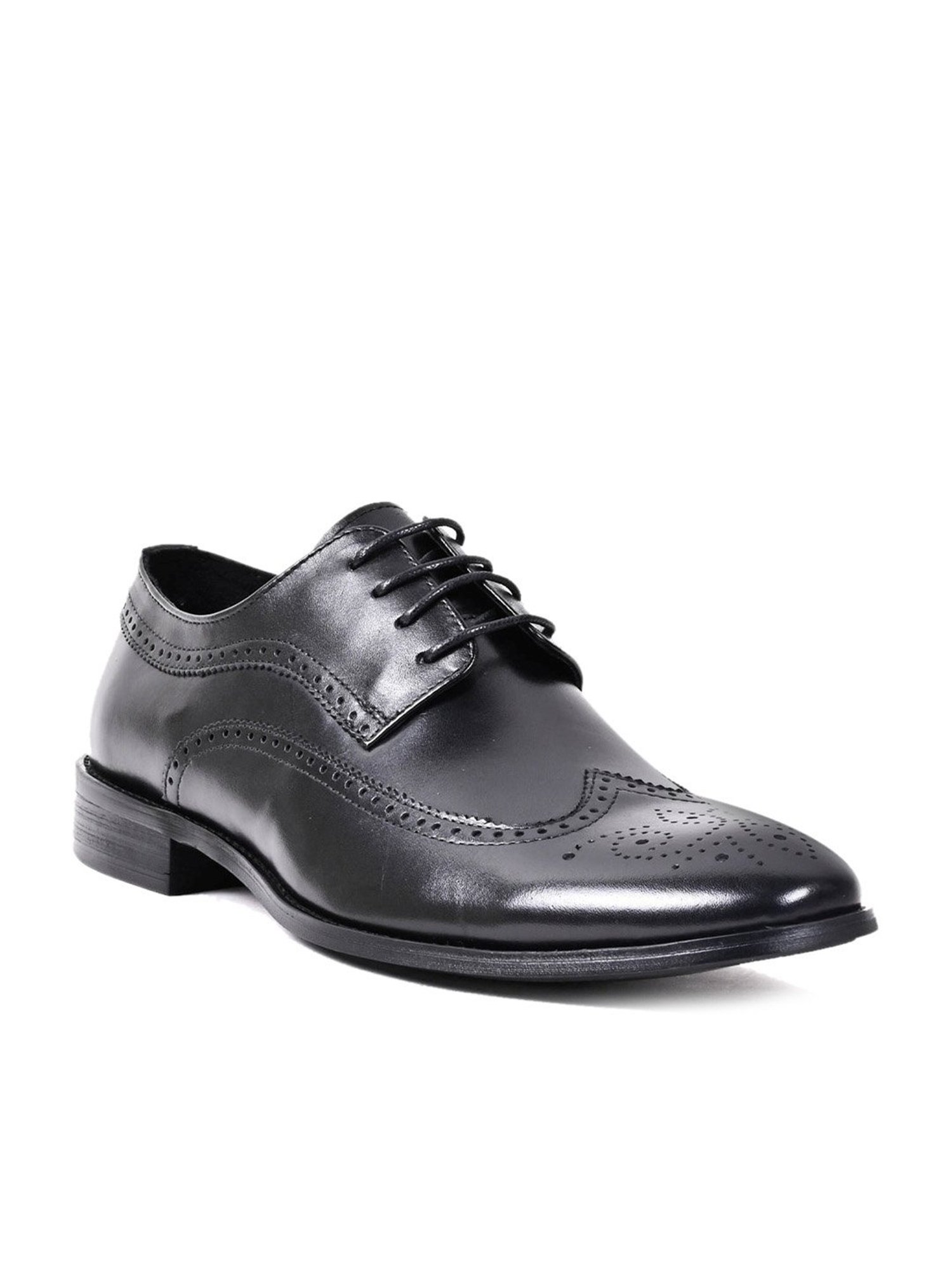 Cobblerz Men's Black Brogue Shoes