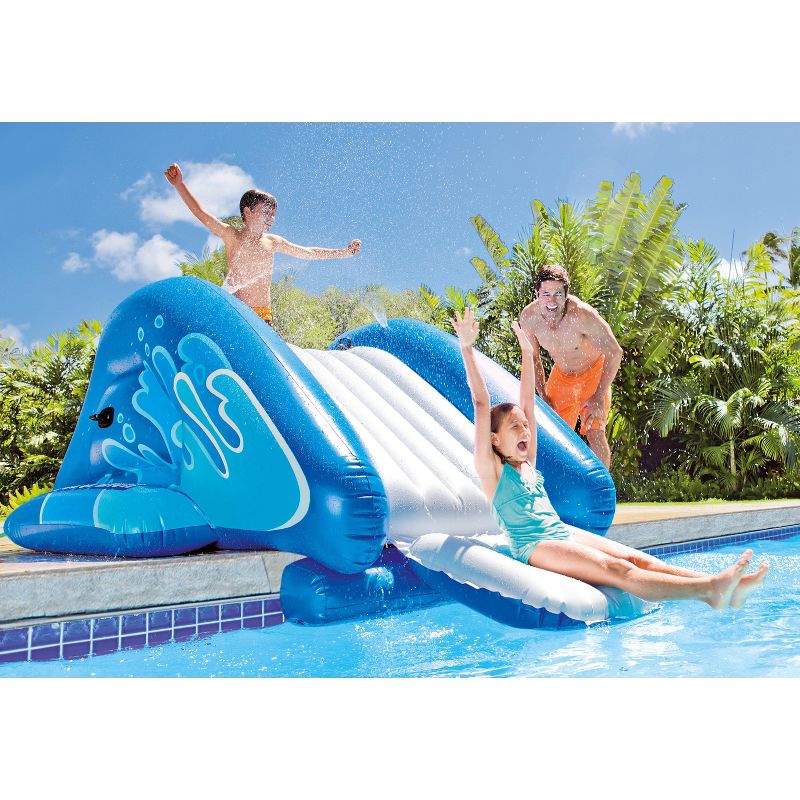Intex 58849EP Kool Splash Durable Inflatable Play Center Swimming Pool Water Slide Accessory with Built In Sprayers for Kids and Adults, Age 6 and Up