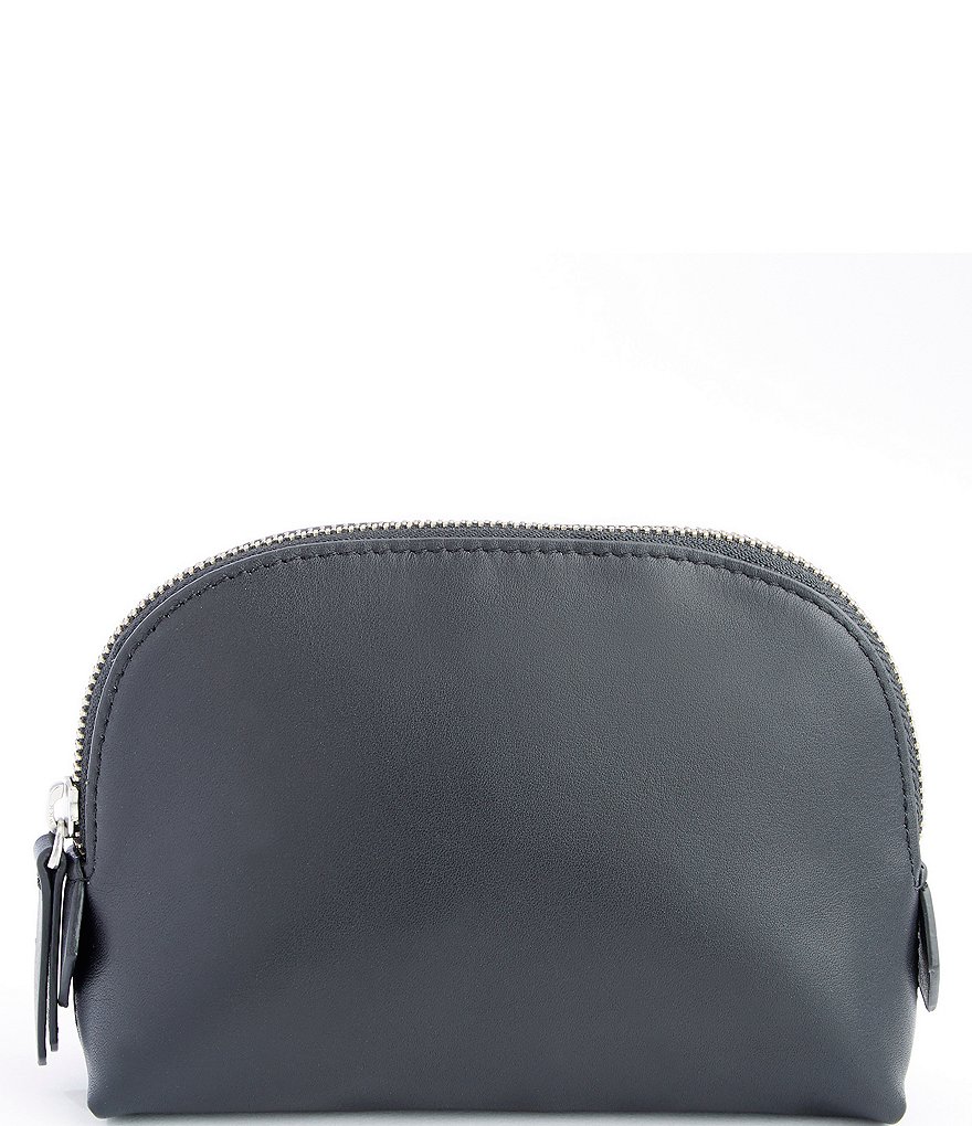 ROYCE New York Leather Small Cosmetic Bag