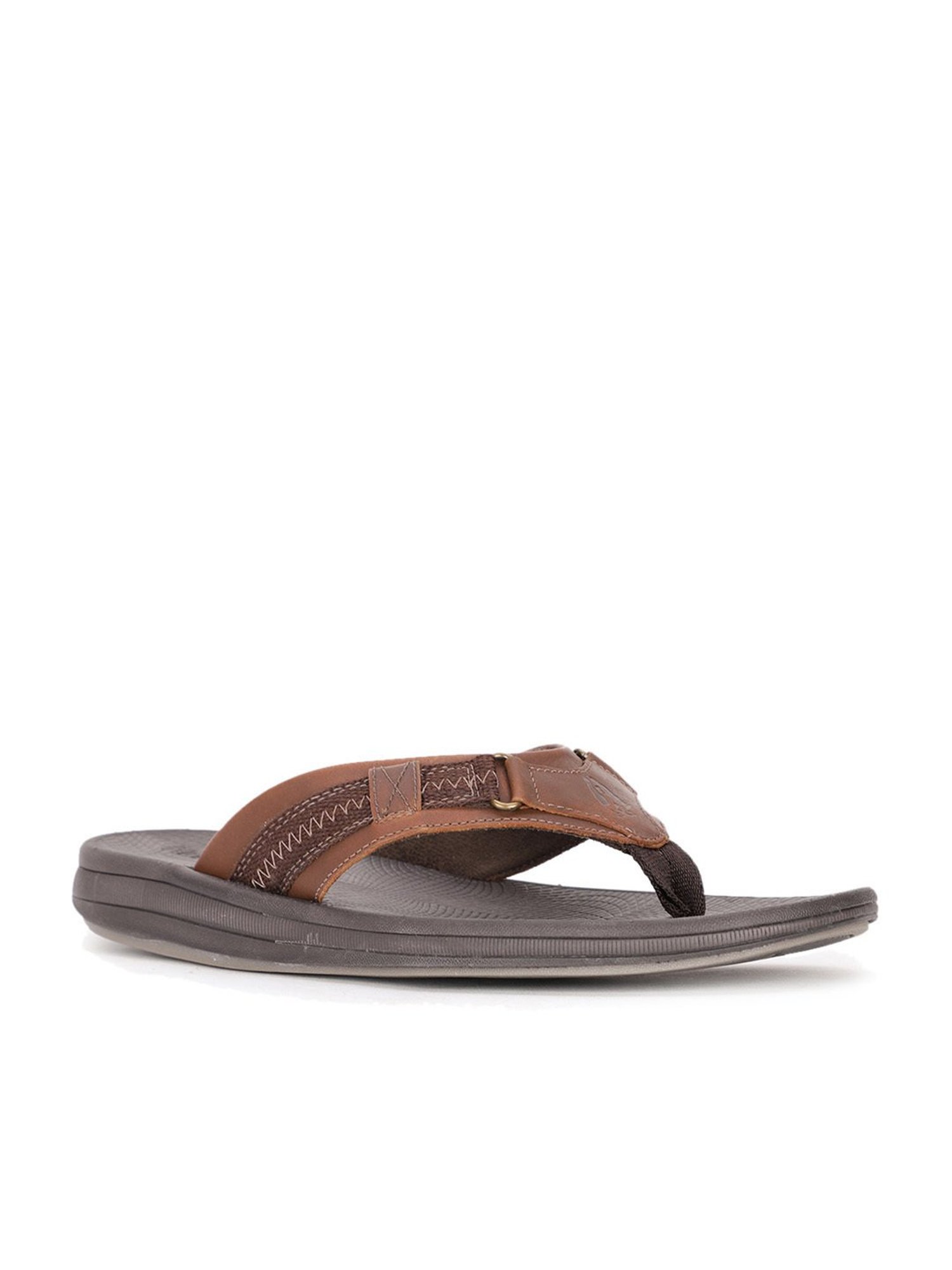 Hush Puppies by Bata Men's Tan Thong Sandals