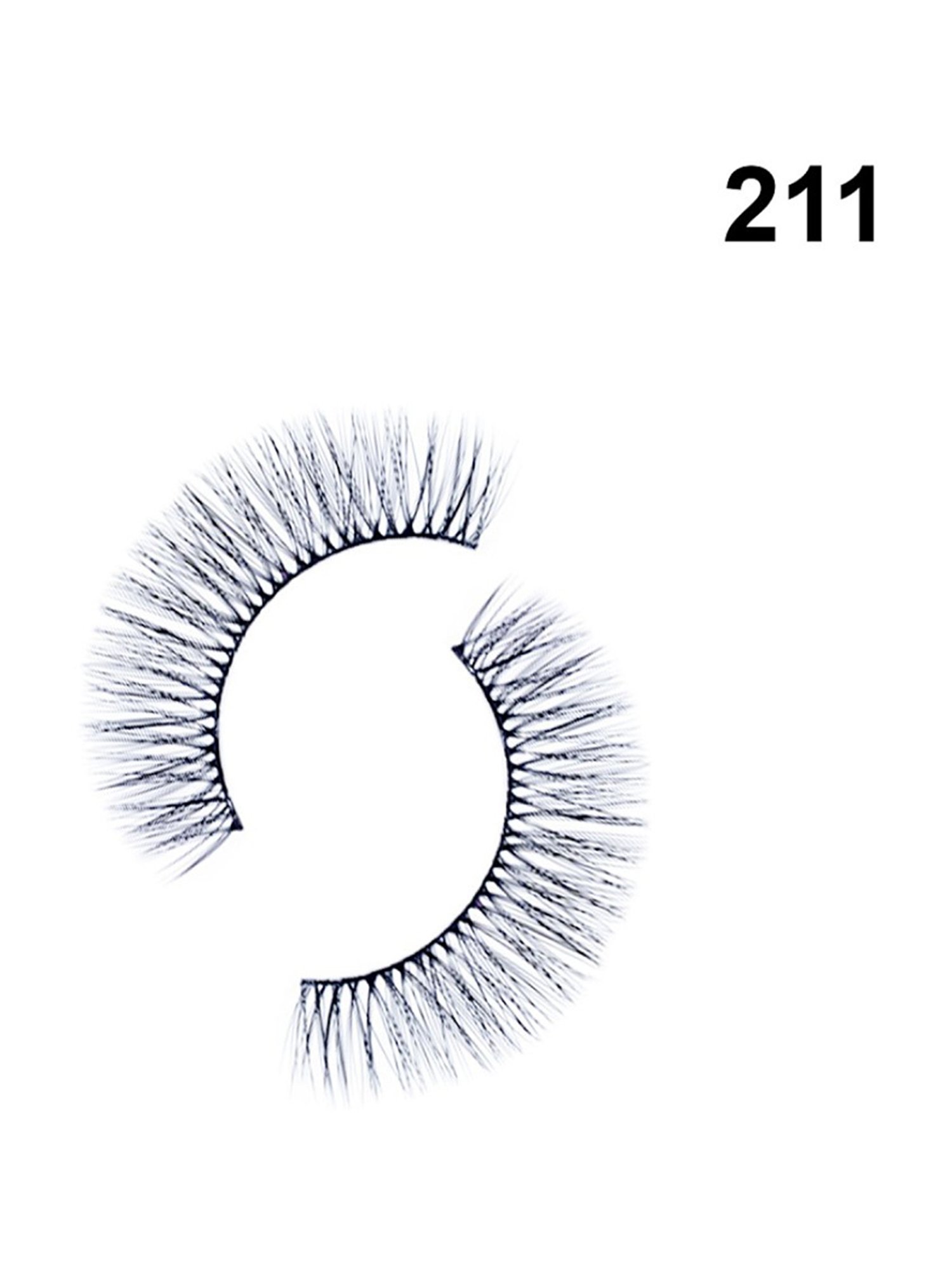 Bronson Professional 6D Fashion Eyelash 211 - Set of 5