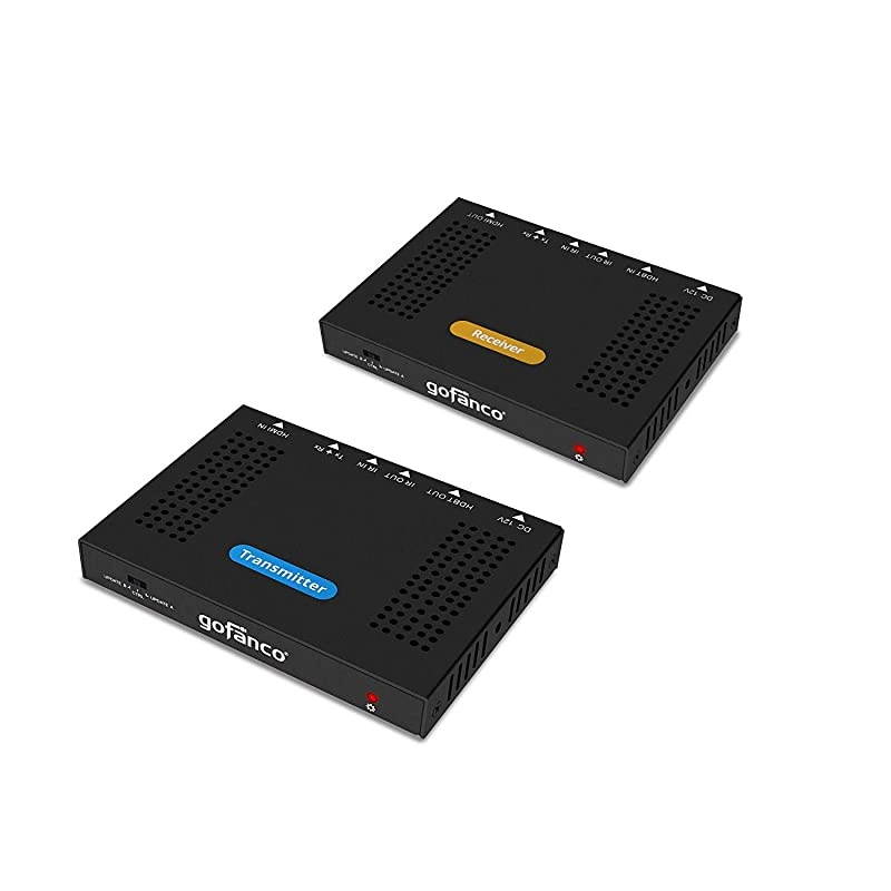 HDBaseT HDMI 2.0 Extender 4K 60Hz 4:4:4 HDR Over CAT5e/CAT6-70m/230ft @1080p & 40m/130ft @UHD 4K/60Hz, Dual IR, RS-232, CEC, PoC, 18Gbps Bandwidth, HDCP 2.2 (HDbaseT-HDR)