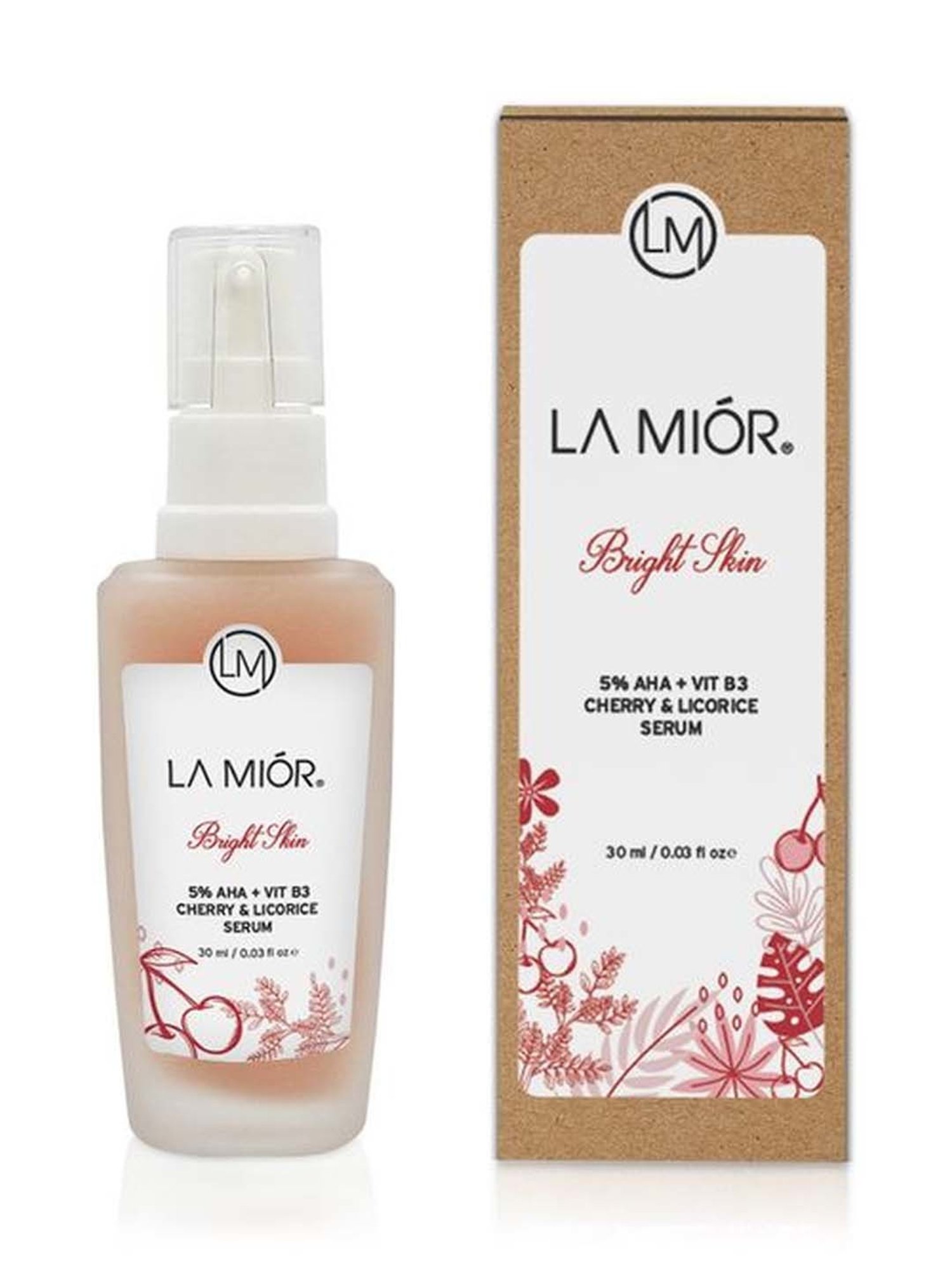 LA MIOR Bright Skin AHA & B3 Cherry Licorice Serum - 30 ml