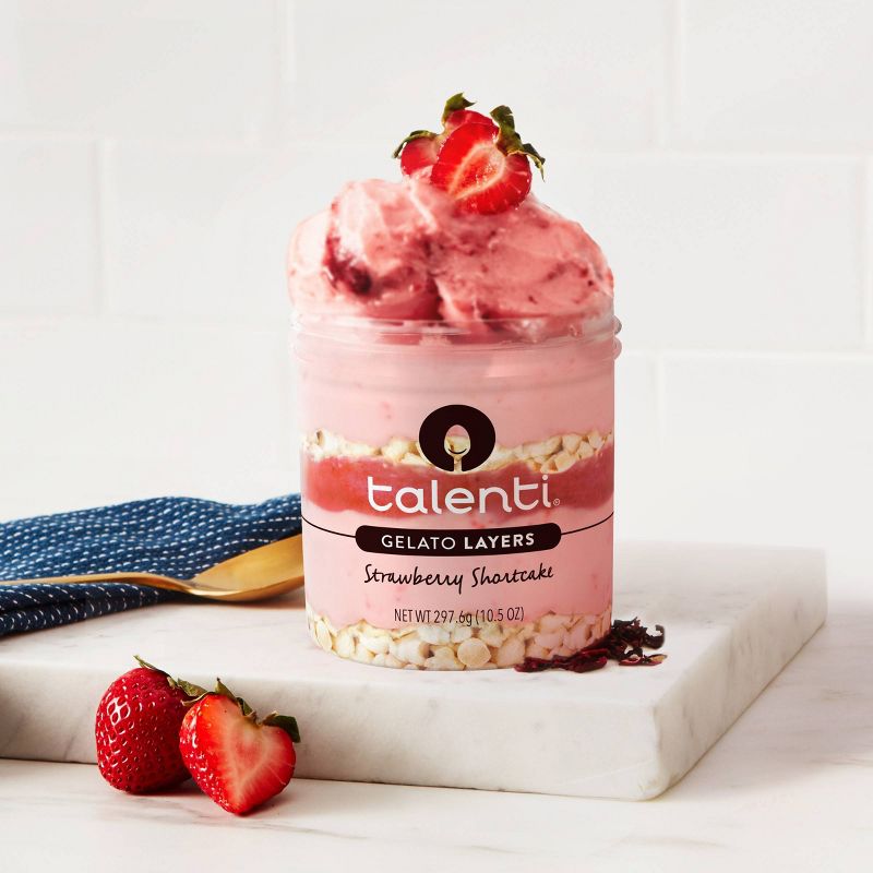 Talenti Gelato Layers Strawberry Shortcake - 10.5oz