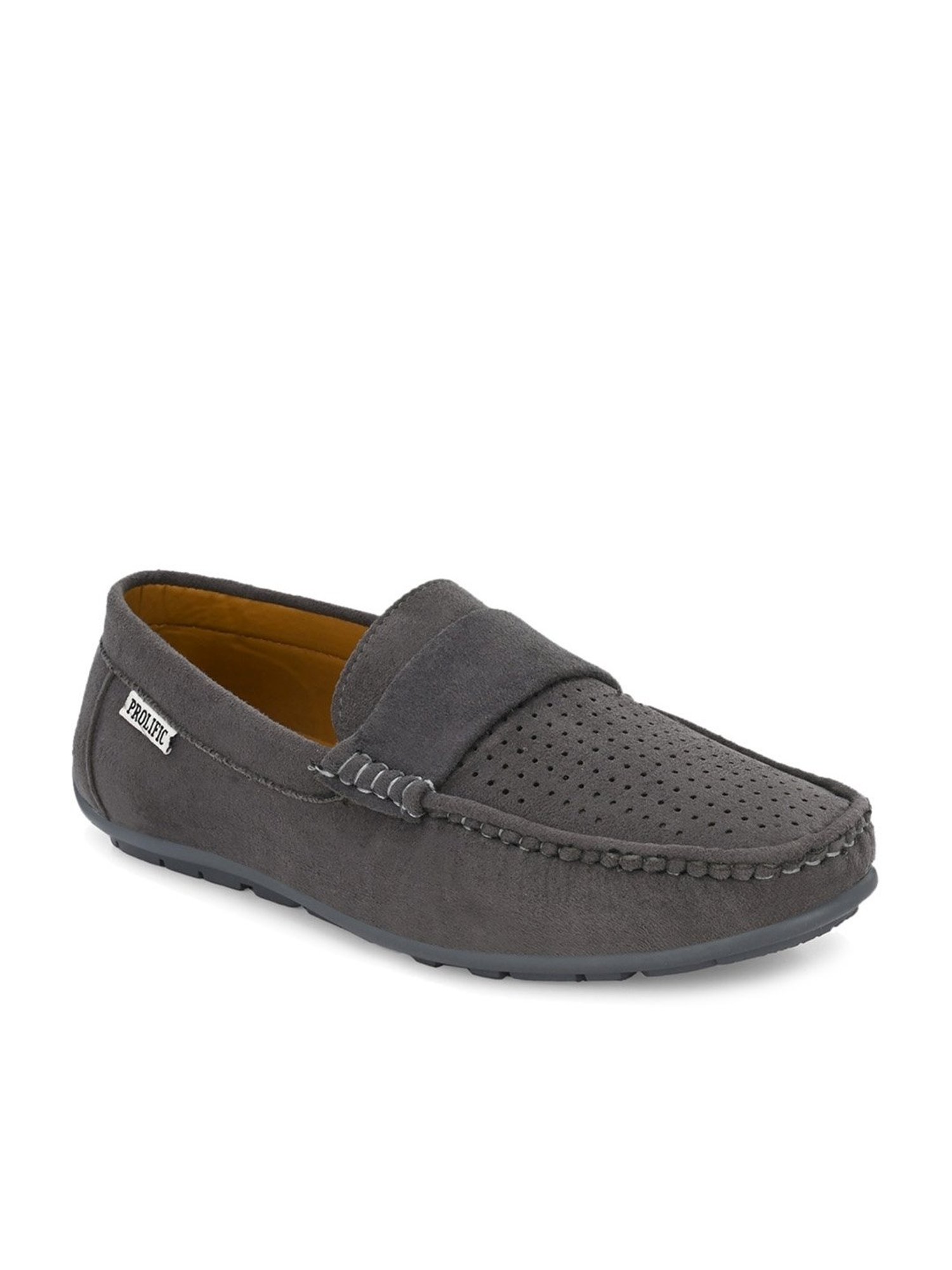 Prolific Men's Grey Casual Loafers
