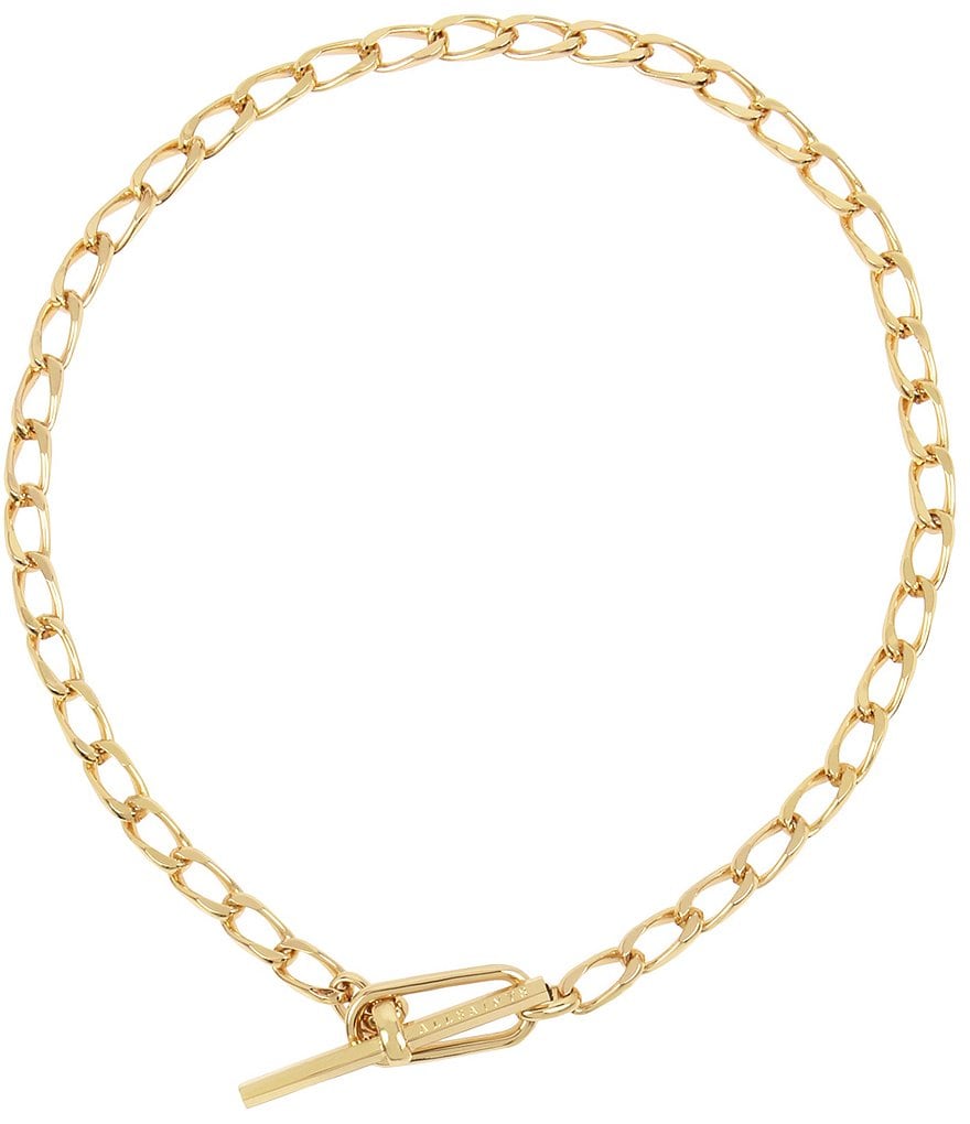 AllSaints Chain Link Toggle Necklace