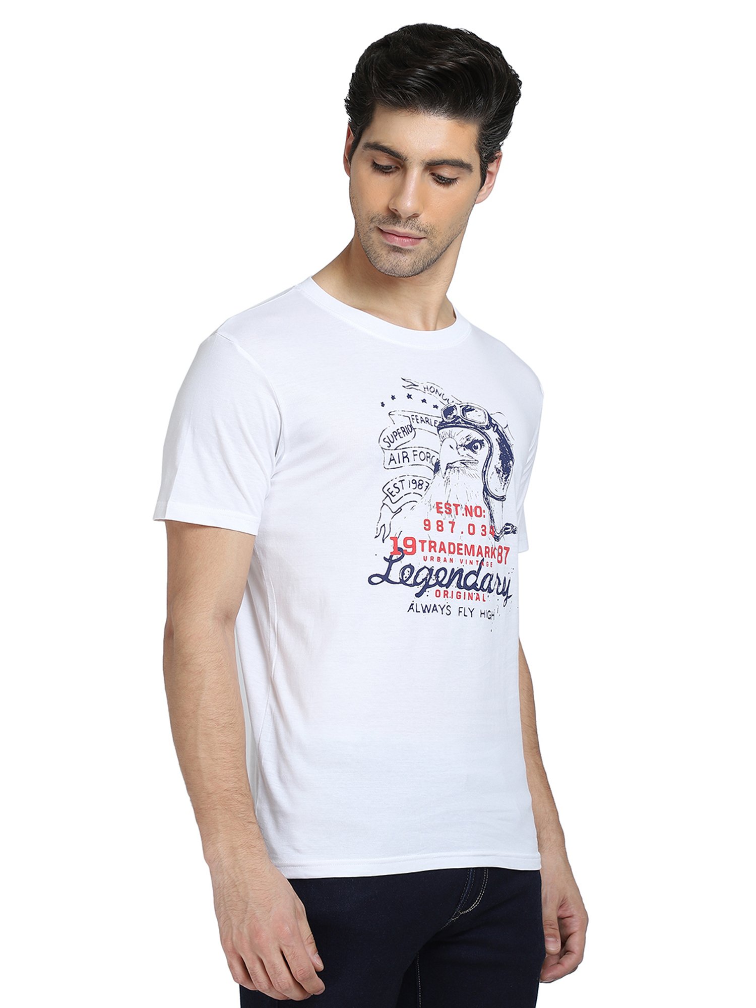 Dyca White Crew T-Shirt