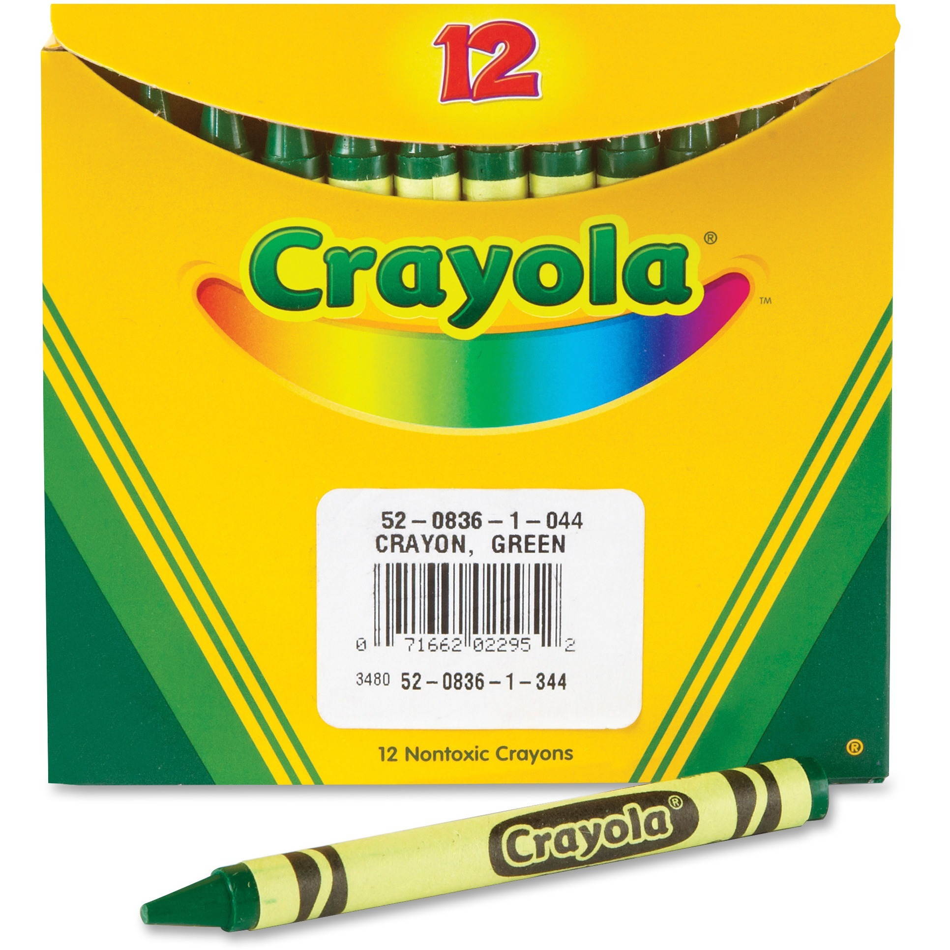 Bulk Crayons, 24BX/CT, Green CYO520836044