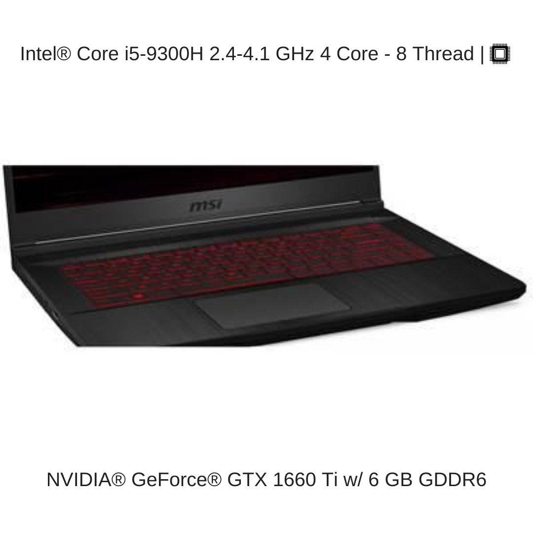 HIDevolution MSI GF65 Thin 9SEXR 15.6" FHD 144Hz, 2.4 GHz i5-9300H, RTX 2060, 32 GB 3200MHz RAM, 16 TB PCIe SSD, Authorized Performance Upgrades & Warranty
