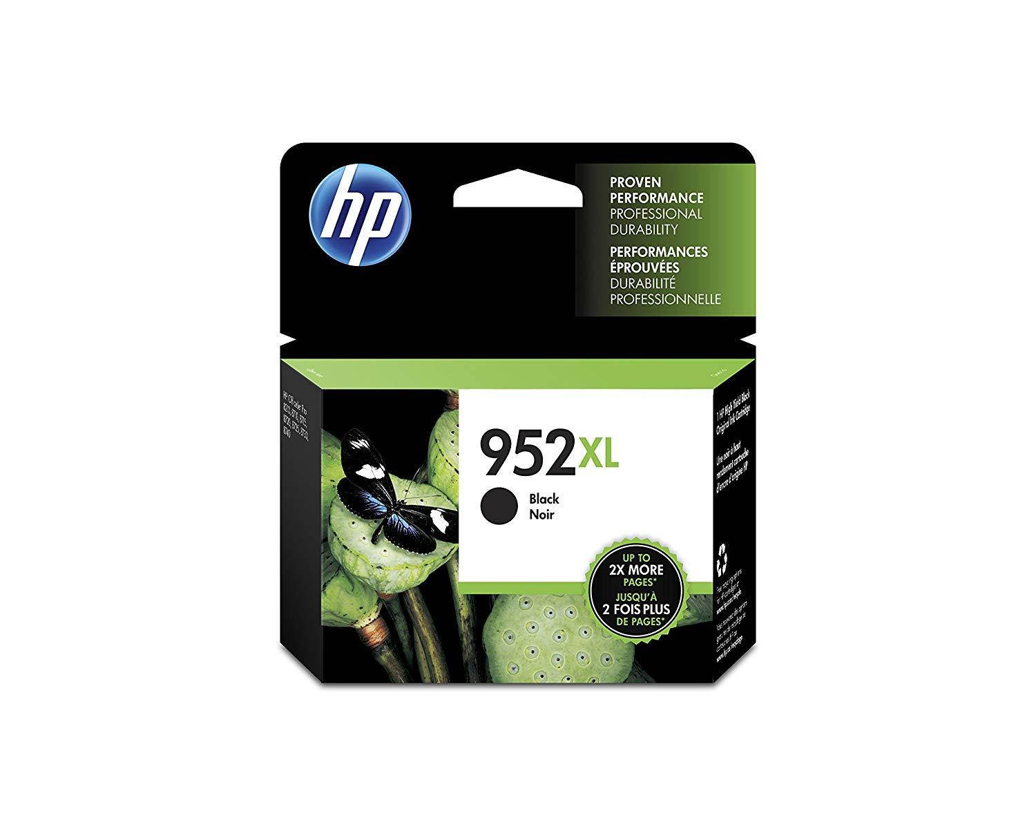 HP 952XL Black High Yield Original Ink Cartridge (F6U19AN) for HP OfficeJet Pro 7740 8702 8710 8715 8720 8725 8730 8740