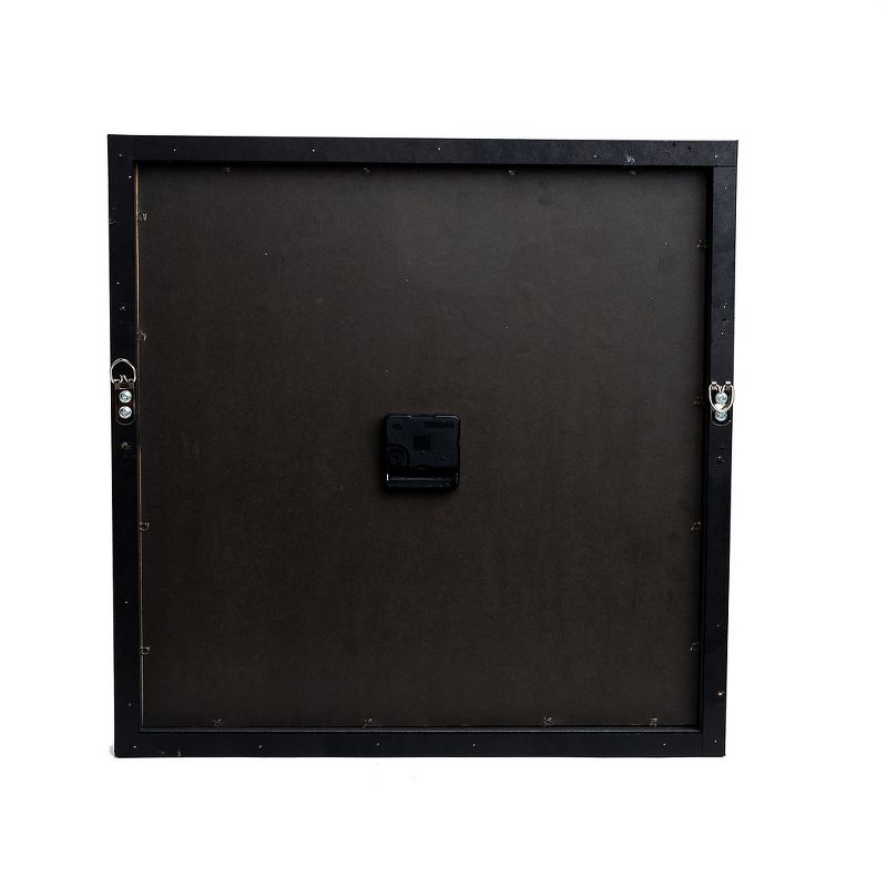 18" Rustic Wall Clock Gray - Patton Wall Decor