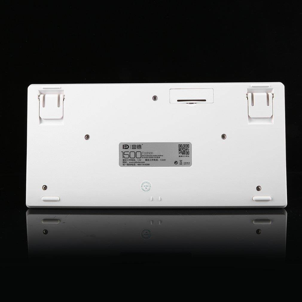 Forter Mini Wireless Keyboard Mouse Combo Set USB 2.4Ghz for Computer Desktop